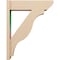 Ekena Millwork 8-in W x 30-in D x 38-in H Funston Slat Rough Cedar Woodgrain TimberThane Outlooker, Primed Tan OUTUR080X30X38FST24RCPR - alternate 2